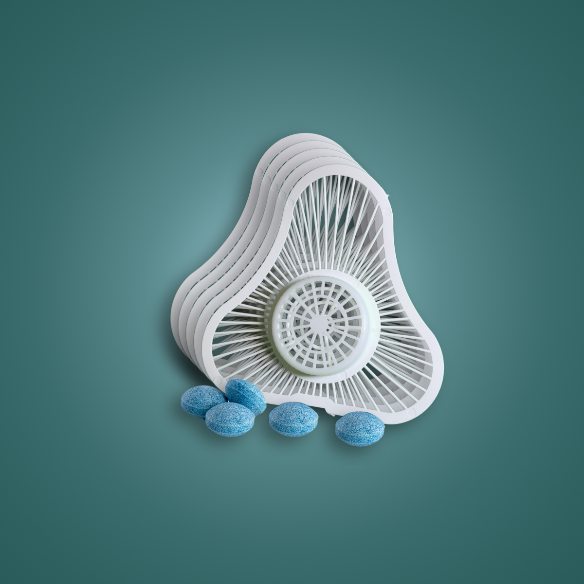 5 x "Classic" Urinaleinlage weiß Sparset I