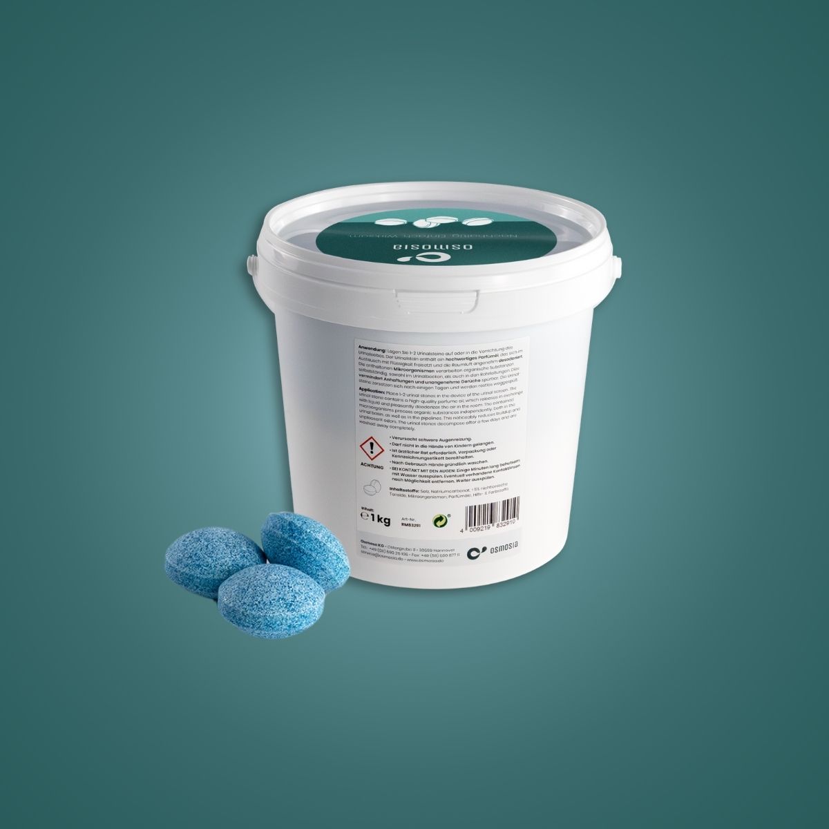 OSMOSIA Urinal Steine; 1 Kg (25 Steine)