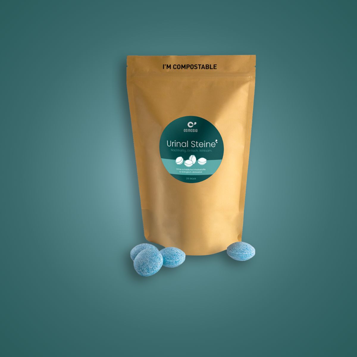OSMOSIA Urinal Steine "Eco" 1 Kg (25 Steine)