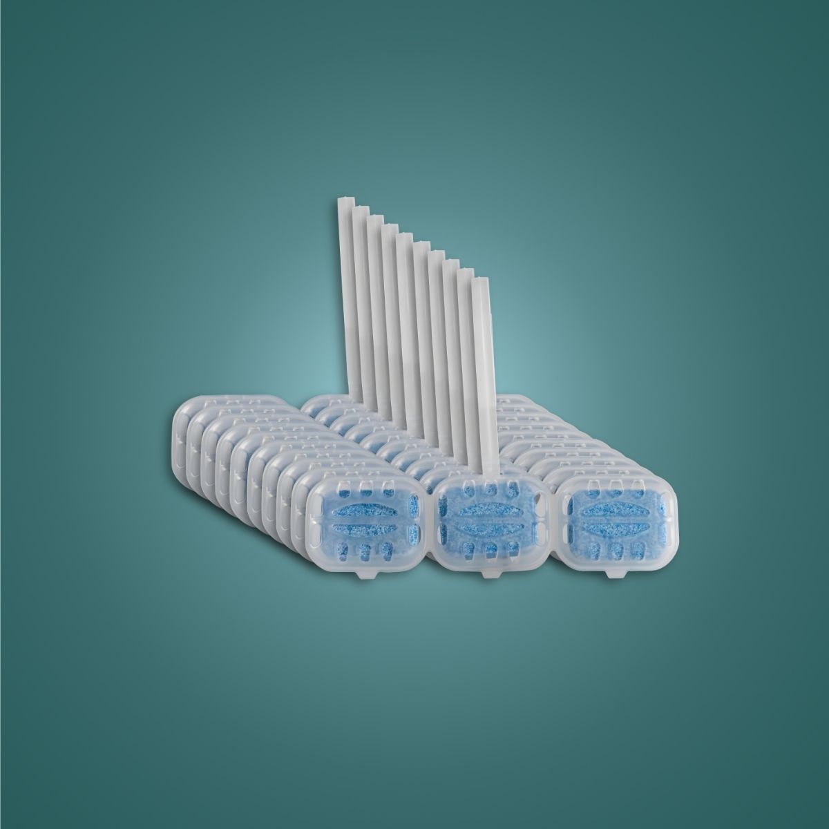 10 x WC-Einhänger "Smart" recycelter Kunststoff