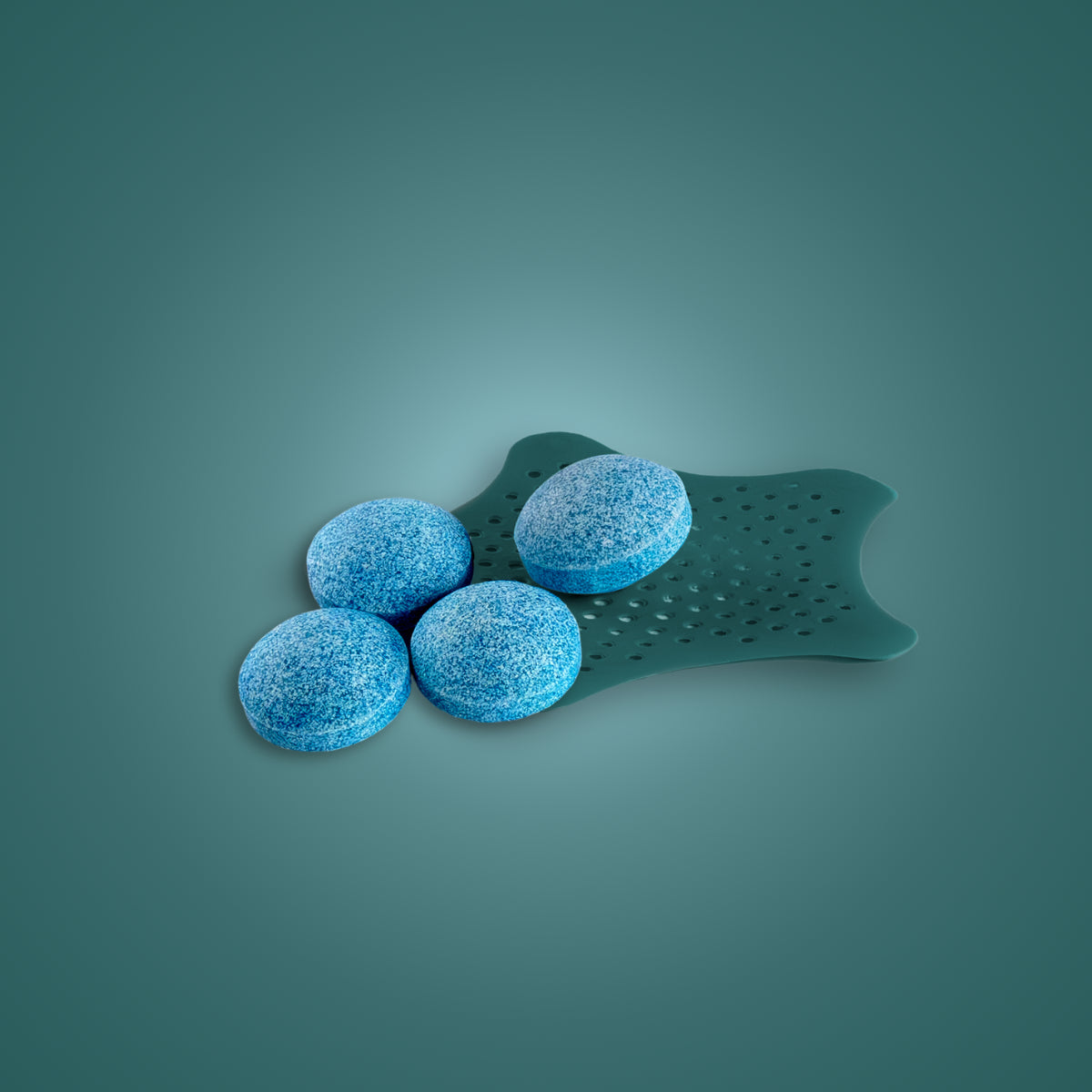 Starterset: 4 x OSMOSIA Urinal Steine & 1 x "Seestern" Urinaleinlage grün